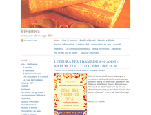 Tablet Screenshot of biblioteca.comune.martinengo.bg.it